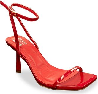 Chase + Chloe by Intouch Footwear Richie Ankle Strap Sandal in Red Patent at Nordstrom Rack, Size 7