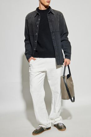 Maison Margiela Cotton Sweatpants, Mens, White