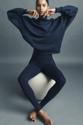 Alo Softsculpt High-Waist Legging in Navy, Size: Medium