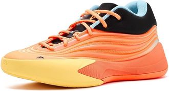 adidas Dame X Basketball Shoes Basketball Shoes Lucid Orange/Ice Tangerine/Icey Blue : Mens 11.5 - Womens 12.5 Medium, Textile