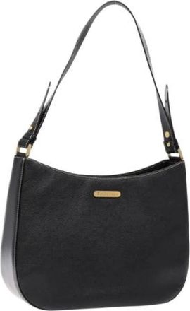 Burberry Pre-owned Shoulder Bag - Dames - Vintage Schoudertas - Zwart - ONE Size - Leer - Vintage