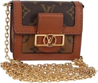 Louis Vuitton Pre-owned Mini Bags, female, Brown, Size: ONE SIZE Pre-owned Canvas Wallet