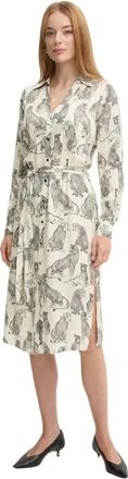 Twinset Dames, Jurken, Beige, Maat: XS Viscose