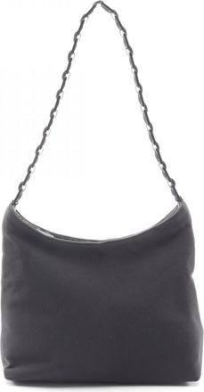 Ferragamo Canvas Leather Shoulder Bag (Pre-Owned)