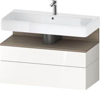 Duravit Qatego Mueble Bajo Lavabo, 1 Extra&iacute;ble Y 1 Caj&oacute;n, - Duravit