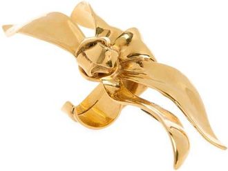 Balenciaga Bloom Pinky Ring in Shiny Gold at Nordstrom