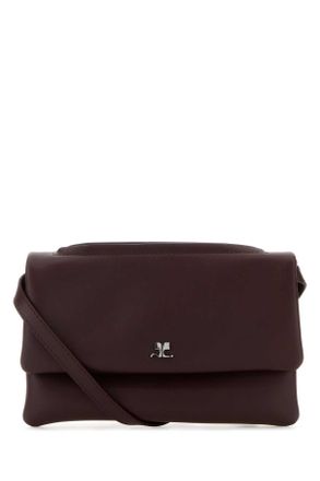 Courrèges Grape Leather Shoulder Bag