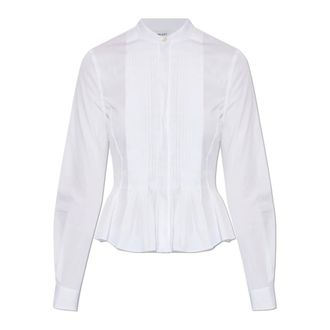 Alexander McQueen Dames, Blouses & Shirts, Wit, Maat: XS Katoen