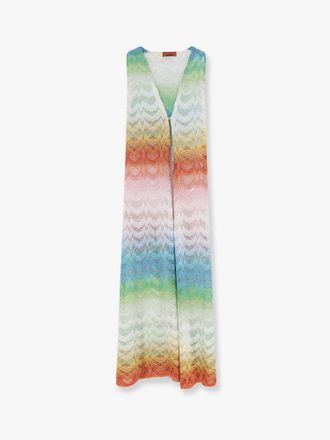 Missoni Long Cover Up viscose and metallic fiber dress - MISSONI - gender_Woman