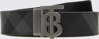 Burberry Cintura regolabile in tela Check con fibbia monogramma TB