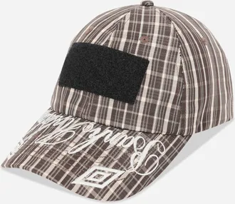 Umbro Check Hazard Cap Beige / Dark Brown