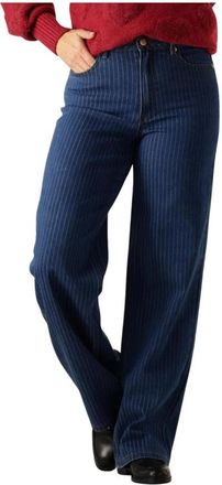 Y.A.S Blauwe Straight Leg Jeans voor Vrouwen - Dames - Regular Fit Jeans - Blauw - W30 L32 - Jeans