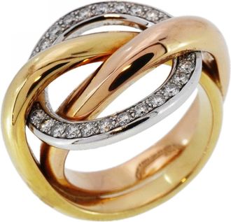 Cartier Yellow Gold (18K) Pink Gold (18K) White Gold (18K) Band Ring (Pre-Owned)