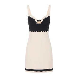 Elisabetta Franchi Mujer, Vestidos, Beige, Talla: S
