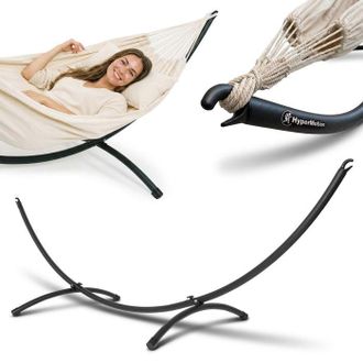 OEM Soporte De Hamaca Arqueado - Hypermotion - Hypermotion - Estructura De Acero - Carga M&aacute;xima 100 Kg - 300&times;100&times;96 Cm