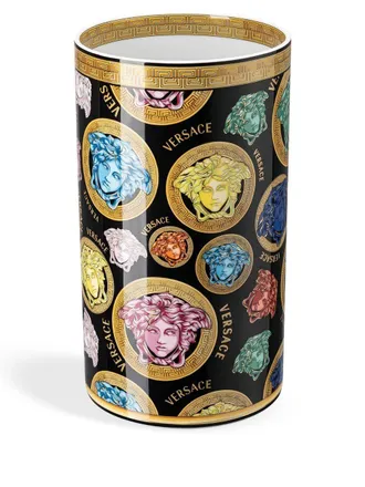 Versace Medusa Amplified large vase - unisex - Porcelain - One Size - Gold
