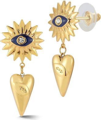 Sphera Milano Plated Cz Earrings