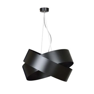 Wonderlamp L&aacute;mpara colgante estilo moderno con pantalla de metal negro &oslash;50cm