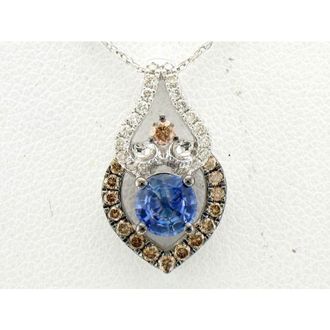 Le Vian Ladies Royal Blues Necklaces set in 14K Vanilla Gold