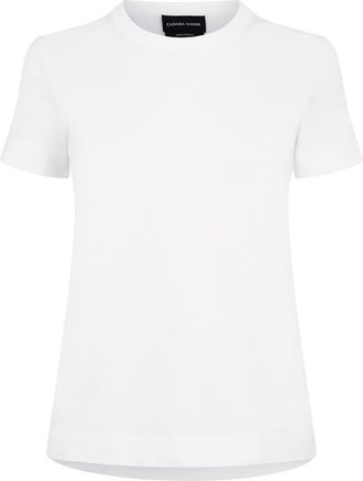 Canada Goose T-shirt met het Black Label Broadview-logo