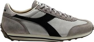 Diadora Heren, Schoenen, Grijs, Maat: 45 EU Leer