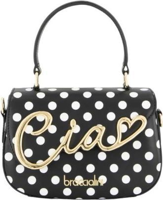 Braccialini Mini Tas - Dames - Handtassen - Zwart - ONE Size - Leer - Tassen