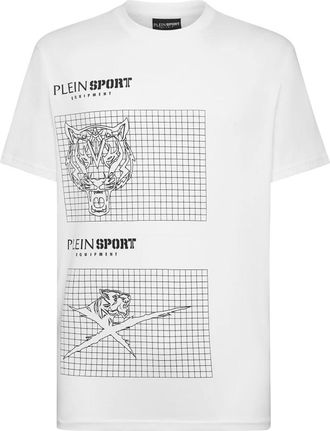 Plein Sport T-Shirts - Heren - Sportshirts - Wit - S - Fitness