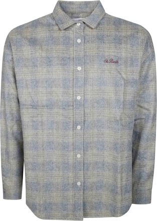 MC2 Saint Barth Lully Graphic Flannel Long-Sleeve Shirt