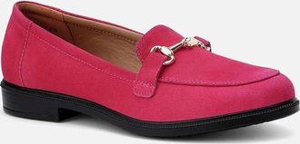 Hotter Womens Clovelly Womens Loafers - Red - Size: 4.5