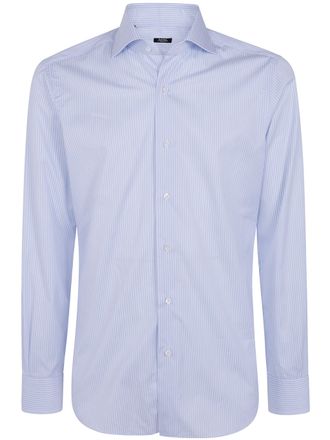 Barba Shirt Classic Stripes I1u13p0157073.U.02 Light Blue