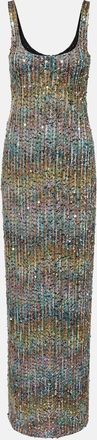 Missoni Sequined lam&eacute; gown