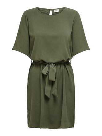 Jacqueline de Yong Womens JDYAMANDA 2/4 Belt Dress WVN NOOS, Kalamata, 8