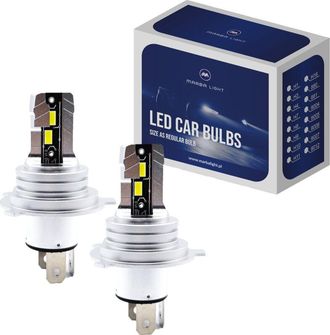 OEM Bombillas Led H4 25/25w Blancas Mini Mlrrh4