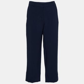 Max Mara S Max Mara Dark Blue Regular Fit Trousers
