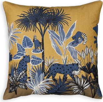 La Redoute Interieurs Geborduurde kussenhoes, 45x45 cm, Malacca