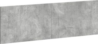 vidaXL Cabecero Montada En La Pared Hoorn Gris Hormig&oacute;n Vidaxl
