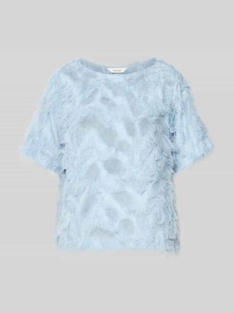 Selected Relaxed Fit Bluse mit Fransen Modell MYLINE in Hellblau, Gr&ouml;&szlig;e 40