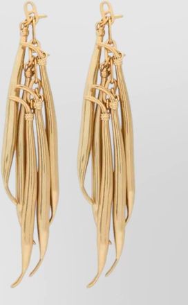 Jacquemus haricot teardrop chain brass earrings