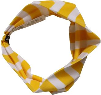 Dolce & Gabbana Accessoires, Dames, Geel, ONE Size, Nylon, Hoofdband