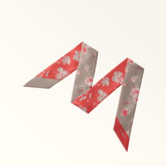 Furla Metropolis Bandeau Toni Linen Twill Di Seta Con Stampa Ditsy Garden Donna