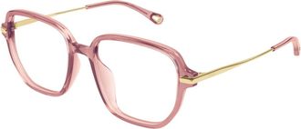 Chlo&eacute; Bruine Brillenmontuur - unisex - Brillen - Roze - 55 MM - Accessoires