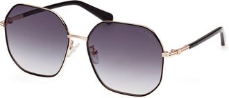 Guess GU7859-D Asian Fit 05B Womens Sunglasses Black Size 59