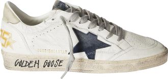 Golden Goose Sneakers, male, White, Size: 12 US Ball Star Nappa Upper Toe