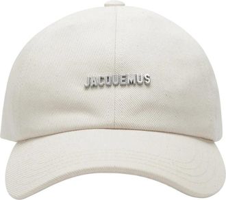 Jacquemus La casquette Gadjo - Heren - Petten - Beige - 58 CM - Katoen - Accessoires