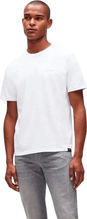 7 For All Mankind Tops, Heren, Wit, XL, Denim, Big Seven Logo Tee