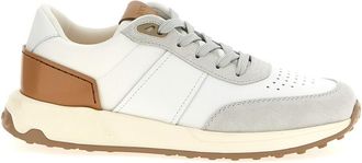 Tod's White Lace Up Sneakers