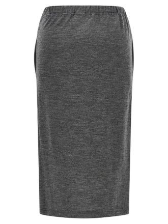 Junya Watanabe Wool Midi Skirt - Grey