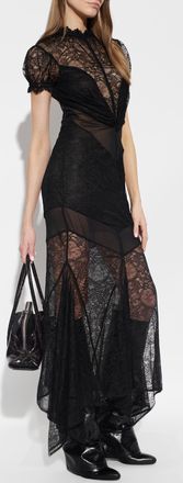 The Attico Lace Dress, Womens, Black