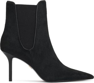 Kazar Instaplaarzen - Dames - Laarzen met Hak - Zwart - 39 EU - Leer - Schoenen