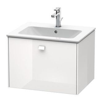 Duravit Duravit Brioso Neceser De Pared 62,0 X 47,9 Cm, 1 Extra&iacute;ble, Para Lavabo Me By Starck 233663, Color (frente/cuerpo): Azul Claro Decoraci&oacute;n Mate, Mango